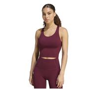adidas - Women's All Me Medium Support Bra Tank - Sports bra size M, red