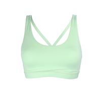 Adidas Women's All Me Medium Support Sports Bra - Green - XXLA-B - Green - 79% Recycled Polyester/21% Elastane