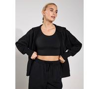 adidas Women's ALL SZN Fleece Full-Zip Hoodie - Black - Size: Large