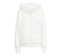 adidas Women's ALL SZN FLEECE FULL-ZIP HOODIE, off white, XL