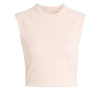 adidas Women's All SZN Rib Tank, Blush Pink, L