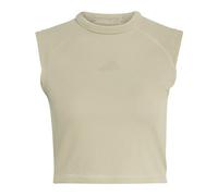 adidas Women's All SZN Rib Tank, Wonder Cargo, M