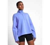 adidas Women's ALL SZN Soft Lux Quarter-Zip - Blue Fusion - Size: XL