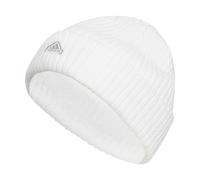 Adidas Womens Altitude Beanie Standard Fit Cuffed Acrylic Knit Hat/Cap for Winter, White/Grey Two, One Size