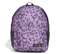 Adidas Womens Animal Print Classic Backpack Size: One Size, Colour: Purple