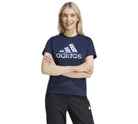 adidas Women's Animal Print Graphic Tee, Legend Ink, S