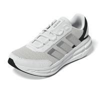 Adidas Womens Astrastar, White/Silver Metallic/Black, 6