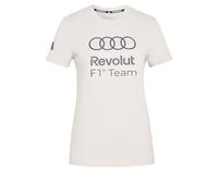 adidas Women's Audi Formula ONE Team DNA Graphic TEE, Chalk Pearl, S