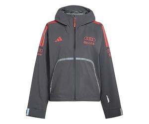 adidas Women's AUDI FORMULA ONE TEAM MECHANICS RAIN JACKET, utility black/hi-res red, S