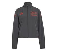 adidas Women's AUDI FORMULA ONE TEAM MECHANICS TRACKTOP, utility black/hi-res red, M
