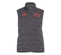 adidas Women's Audi Revolut Formula One Team 2026 Mechanics Padded Vest Coat, utility black/hi-res red, L