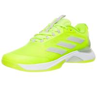 adidas Women's Avacourt 2 Sneaker, Lucid Lemon/Zero Metallic/White, 4 UK