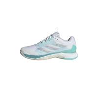 adidas Women's Avacourt 2 Tennis Shoes, FTWR White/Silver met./Flash Aqua, 4 UK