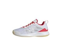 adidas Women's Avaflash Low Tennis Shoes, FTWR White/Silver met./Lucid red, 5.5 UK