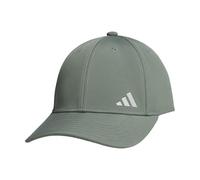 adidas Women's Backless Ponytail Hat Adjustable Fit Baseball Cap, Silver Green/Silver Metallic, One Size