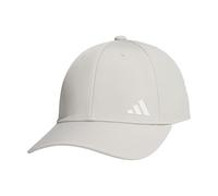 adidas Women's Backless Ponytail Hat Adjustable Fit Baseball Cap, Wonder Alumina Grey/White, One Size
