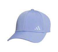 adidas Women's Backless Ponytail Hat Adjustable Fit Baseball Cap, Blue Fusion/Glow Blue, One Size