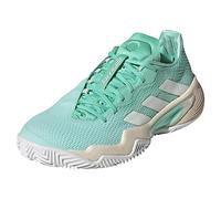 adidas Women's Barricade Tennis Shoe, Easy Green/White/Chalk White (Clay), 7.5 UK