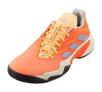adidas Women's Barricade Tennis Shoe, Solar Orange/Taupe Metallic, 5.5 UK