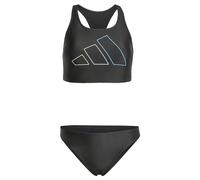 adidas Women's Big Bars Y-Back Bikini, Black, 34