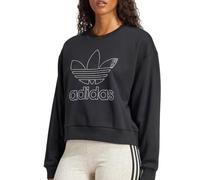 adidas Women's Black Snake Sweatshirt, Black, L