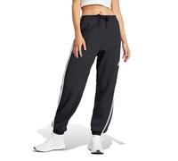 Adidas Women's Black/White Joggers Large (16-18)