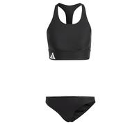 adidas Women's Branded Beach Bikini, Black/White, 34