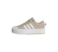 adidas Women's Bravada 2.0 Platform Sneaker, Clay Brown/White/Cyber Metallic, 5 UK