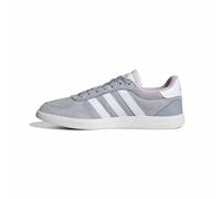 adidas Women's BREAKNET Sleek Shoes, Halo Silver/FTWR White/Grey Two, 8.5 UK
