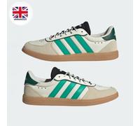 Adidas Women's Breaknet Sleek Shoes UK 6.5 White Green Beige Trainers New