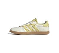 adidas Women's Breaknet Sleek Sneaker, Off White/Powder Yellow/Utility Yellow, 6 UK