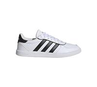 adidas Women's Breaknet Sleek Sneaker, White/Black/Gold Metallic, 8 UK