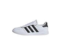 Adidas Women's Breaknet Sleek Sneakers, White/Black/Gold Metallic, 6.5