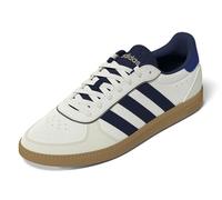 Adidas Women's Breaknet Sleek Sneakers, White/Dark Blue/Team Royal Blue, 6