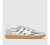 adidas Women's Breaknet Sleek Trainers in Silver, Leather, Size: 7 UK 7 (EU 40?)