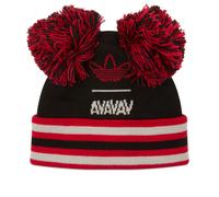 Adidas Women's by AVAVAV Pom Pom Beanie Black/Better Scarlet