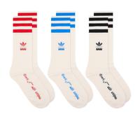Adidas Women's by AVAVAV Socks - 3 Pack White/Black/Red