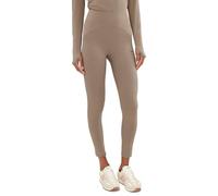 adidas Womens by Stella McCartney Studio Ruched Leggings, Chalky Brown, XL