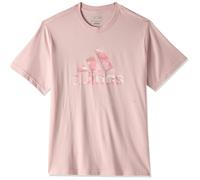 adidas Women's CAMO Graphic TEE, Sandy Pink, XS