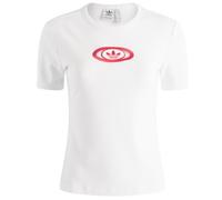 Adidas Women's Campus 2000 Cutout Ribbed T-Shirt White XS