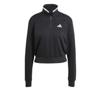adidas Women Essentials Color Pop French Terry Crop Quarter Black