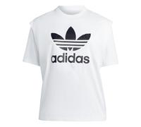 Adidas Womens Classic Trefoil T-shirt Short Sleeve Sports Training Fitness Gym