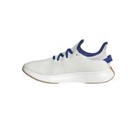 adidas Women's Cloudfoam Pure Sportswear Sneaker, White/Team Royal Blue/Grey, 7.5 UK