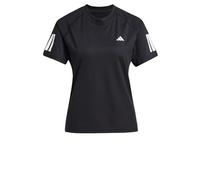 adidas Women's Club 3 Stripe Tennis Climacool T-Shirt, Black, M