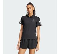 adidas Women's Club Tennis Climacool 3-Stripes Polo, Black, XS