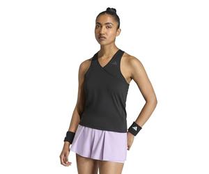adidas Women's Club Tennis Climacool V-Neck Tank Shirt, Black, M