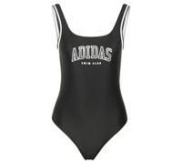 adidas Women's Collegiate U-Back Swimsuit Swimwear, Black, 36