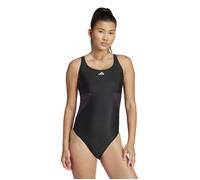 adidas Women's Colorblock C-Back Swimsuit - Black/Legend Ivy - Size: 36