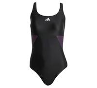 adidas Women's Colourblock Swimsuit, Black/Legend Ivy, 30