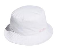 adidas Women's Core Essentials Bucket Hat, White/Clear Pink, One Size